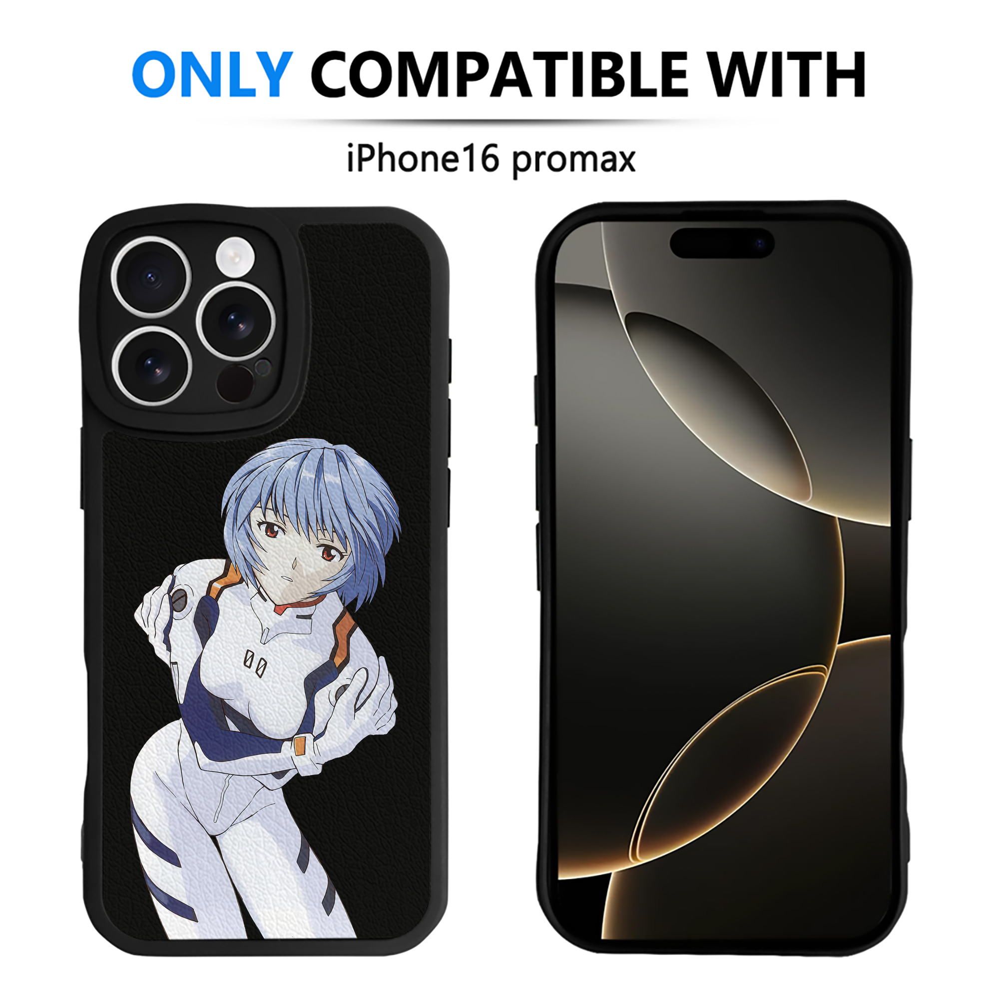 （画像用） EVA 新世紀エヴァンゲリオン 【iPhone 16シリーズ対応】シリコンスマホケース（レザー調） 材質：シリコン